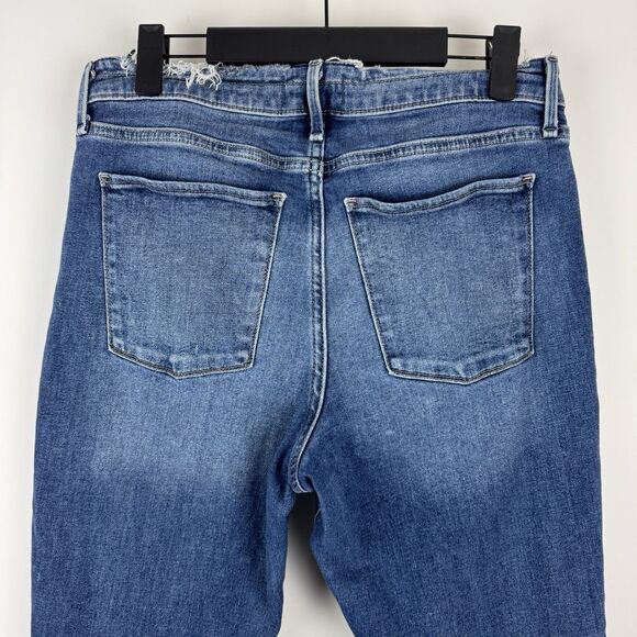 Abercrombie & Fitch Simone High Rise Ankle Distressed Jeans Size 31/12r - Picture 6 of 16